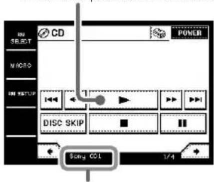 SONY STRDA7ES - Commande d'un lecteur CD - 1