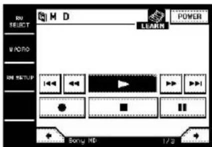 SONY STRDA7ES - Learning the commands of other remote commanders (continued) - 3