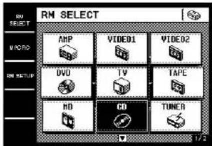 SONY STRDA7ES - Tournez la molette pour sélectionner la commande (appareil) pour laquelle vous pouvez utiliser la fonction AMP LINK (par exemple "CD") - 1