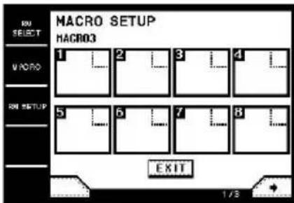 SONY STRDA7ES - Touchez MACRO SETUP dans le menu déroulant. - 1
