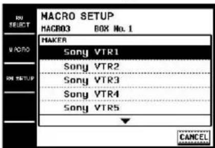 SONY STRDA7ES - Select the category ("VCR" for example). - 1