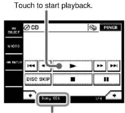 SONY STRDA7ES - Operating a CD player - 1
