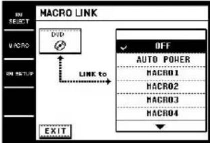 SONY STRDA7ES - Touch MACRO LINK in the pull-down menu. - 1