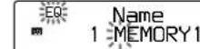 SONY XDP210EQ - curve — Name Edit Mode - 2