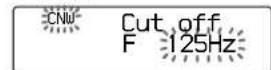 SONY XDP210EQ - Adjusting the cut-off frequency — Crossover Network (CNW) - 5