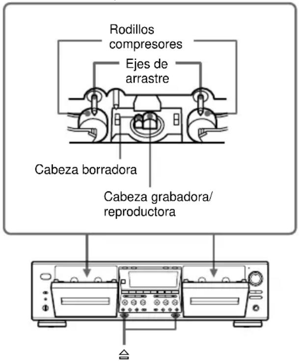 SONY TCWE675 - Limpieza de las;cabezas y la trayectoria de la cinta - 1