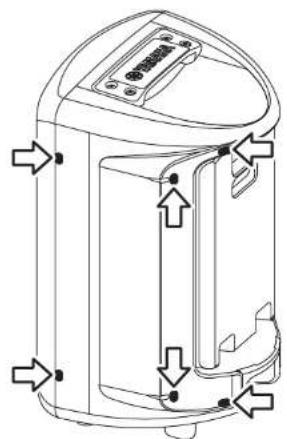 YAMAHA Stagepas 400BT - Fixation des pads antidérapants - 1