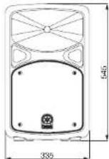 YAMAHA Stagepas 400BT - Dimensions - 5