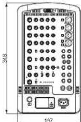 YAMAHA Stagepas 400BT - Dimensions - 1