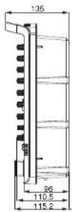YAMAHA Stagepas 400BT - Dimensions - 3