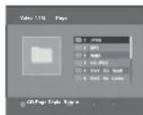 SAMSUNG DVDD360K - Menu clips pour MP3/WMA/JPEG/MPEG4/CD Audio - 1