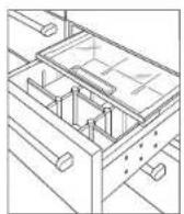 Sub-Zero PRO4850G - DRAWER DIVIDERS - 2