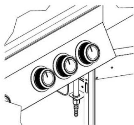 Rösle BBQ Station Videro G3S - Montage du tuyau flexible et du régulateur de pression - 3