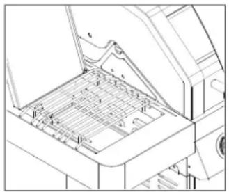Rösle BBQ Station Videro G3S - Using / Starting up the Primezone in the side table (optional) - 2