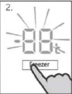 HAIER HTF520IP7 - Temperatur für Kühlschrank einstellen - 3