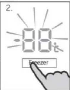 HAIER HTF520IP7 - Buzdolabi icin sicakligi ayarlayin - 3