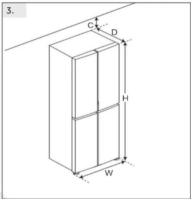 HAIER HTF520IP7 - Platzempfehlung - 3