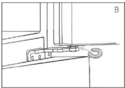 HAIER HTF520IP7 - A) Durch Justieren der Standfuße - 1