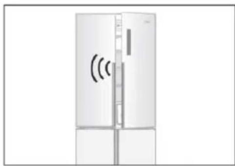 HAIER HTF520IP7 - Atidarytu dureliu signalas - 1