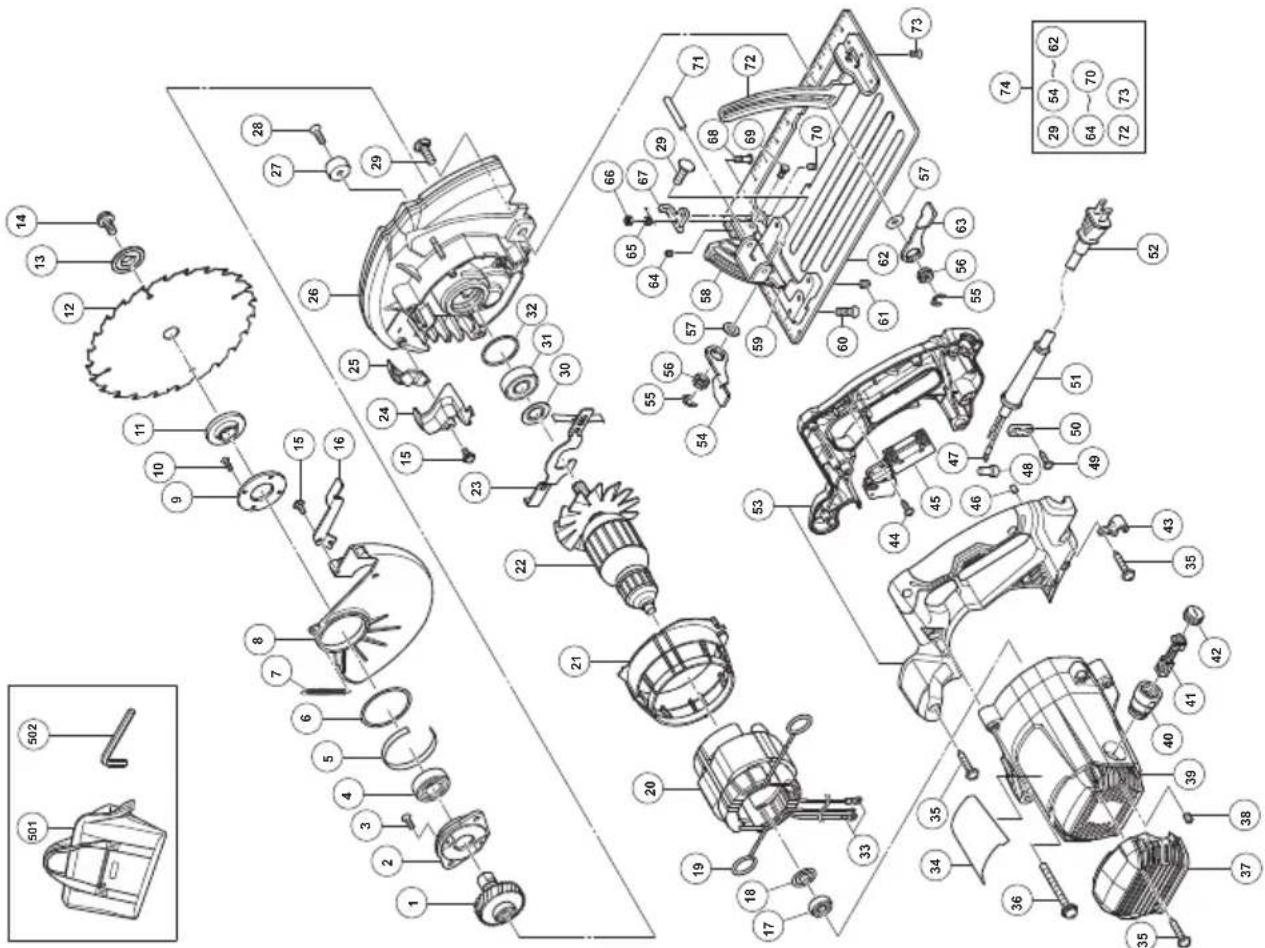 METABO C 7UR - NOTA: - 2