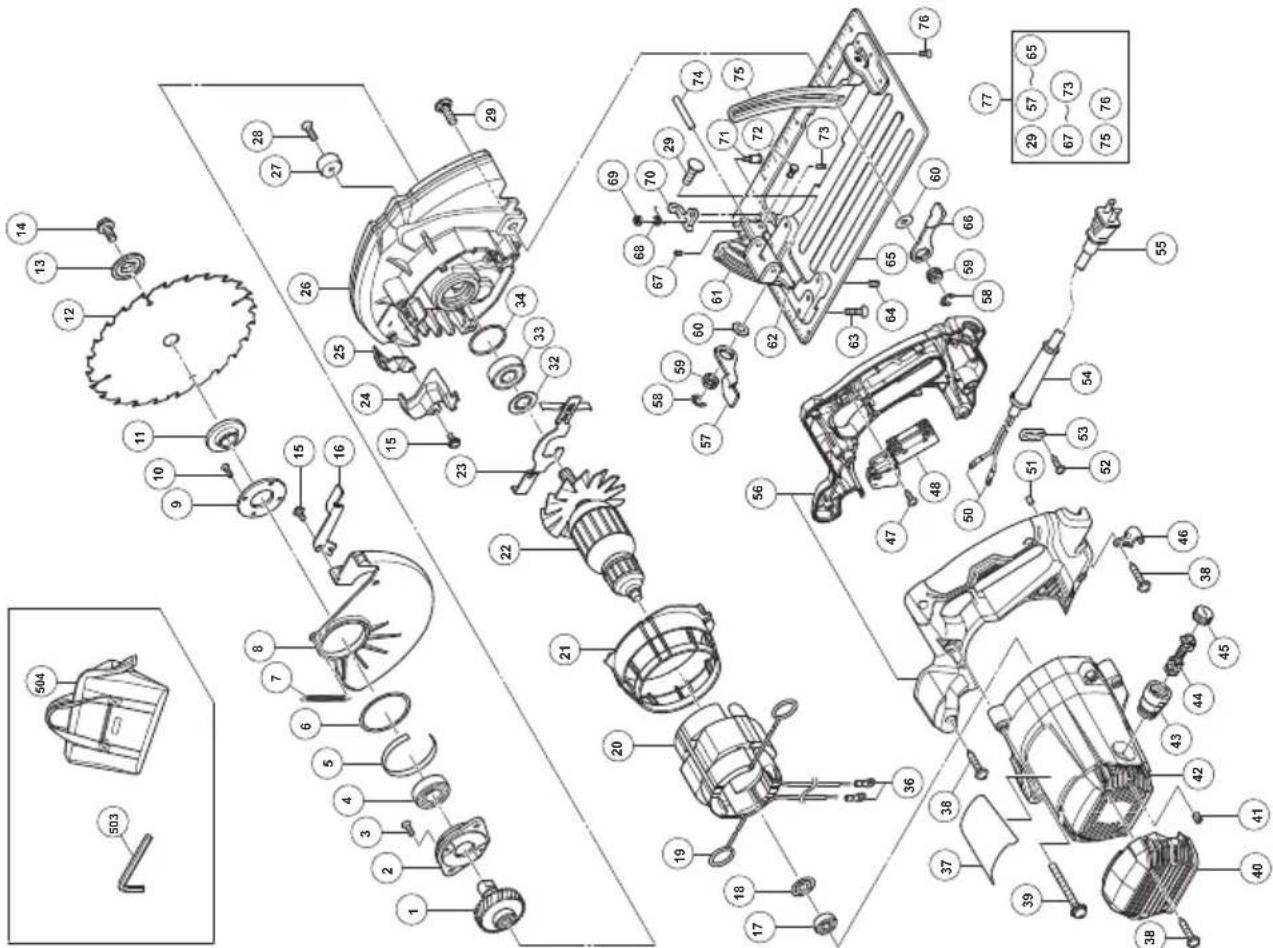 METABO C 7UR - NOTA: - 1
