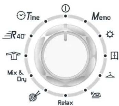 HOOVER DYC 9913AX80 - SELECTION DU PROGRAMME - 1