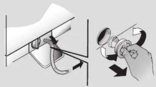 HOOVER WDMT 4138AH1S - Filter schoonmaken - 1