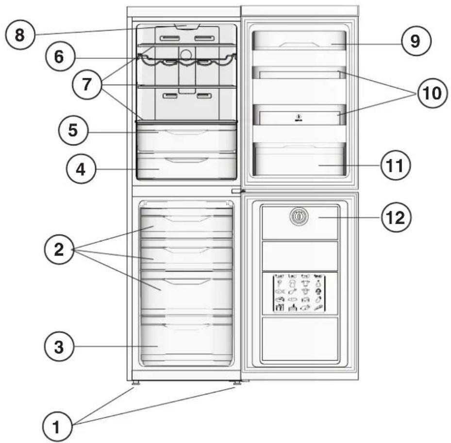 INDESIT XI8 T2Y S B - Geräteansicht - 1