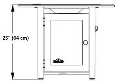 Napoleon HAMP1GY - DIMENSIONS - 1