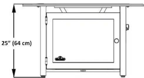 Napoleon HAMP1GY - DIMENSIONS - 3