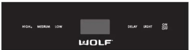 WOLF VW36B - INDICATOR FUNCTION - 1