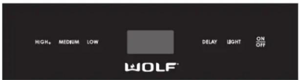 WOLF VW36B - INDICATEUR FONCTION - 1