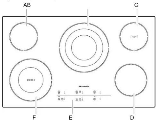 KITCHENAID KCES550HBL - PARTS AND FEATURES – ELECTRONIC TOUCH CONTROLS - 4