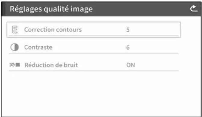 Elmo TT12F - Menu Réglage de la qualité image - 2