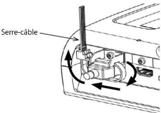 Elmo TT12F - Comment utiliser la fixation et le serre-câbles fournis - 4