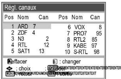PANASONIC NVMV16S - Réglages manuels - 1