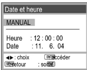 PANASONIC NVMV16S - Réglage manuel - 1