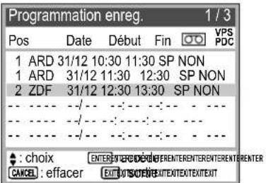 PANASONIC NVMV16S - Enregistrement par ShowView - 2