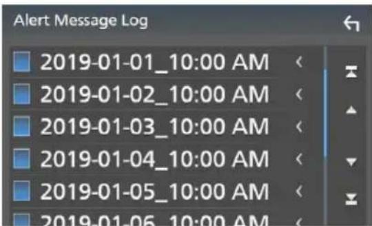 KENWOOD DNR476S - Affichage du message d'alerte - 2