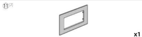 KENWOOD DNR476S - Accessoires fournis pour l'installation - 11