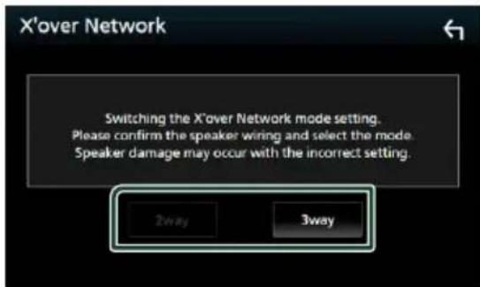 KENWOOD DNR476S - Configuration du système d'enceinte à 3 voies (DNX996XR/ DNX696S) - 3