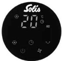 Solis Eco Silent 7584 - LES TOUCHES DE FONCTION SUR LA TELECOMMANDE - 1