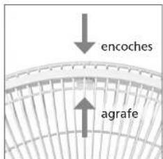Solis Eco Silent 7584 - MONTAGE DES GRILLES DE PROTECTION ET DE LA PALE SUR LE CHASSIS DU MOTEUR - 5