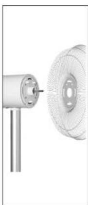Solis Eco Silent 7584 - MOUNTING THE SAFETY GRIDS AND THE ROTOR BLADE ON THE MOTOR CASING - 1