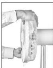 Solis Eco Silent 7584 - MOUNTING THE SAFETY GRIDS AND THE ROTOR BLADE ON THE MOTOR CASING - 8