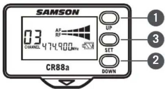 SAMSON Expedition XP310w - Uso del receptor CR88a - 1