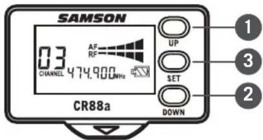 SAMSON Expedition XP310w - Uso del ricevitore CR88a - 1