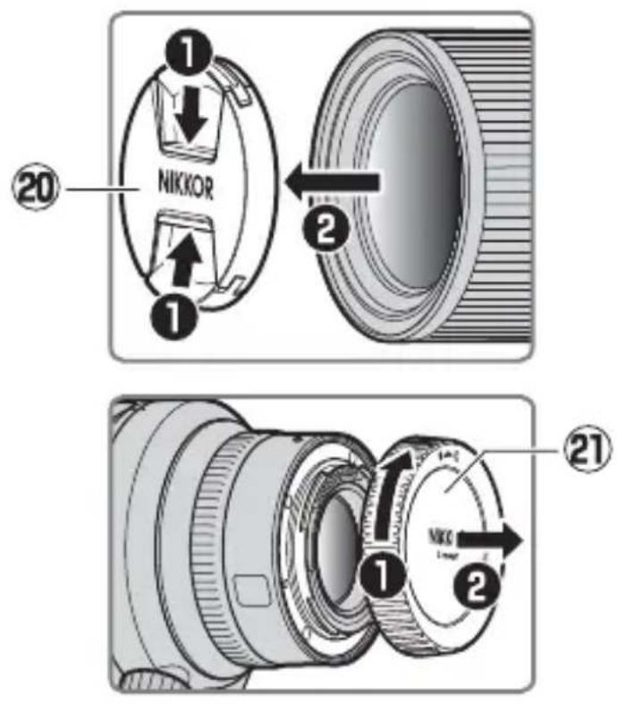 NIKON Nikkor Z 58mm f0.95 S Noct - Partes del objetivo: Nombres y unidades - 5