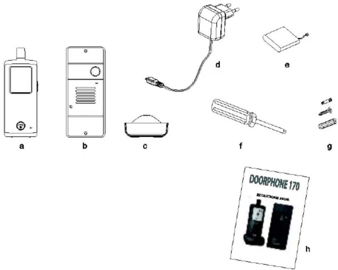 MARMITEK DoorPhone 170 - ACCESORIOS ESTÁNDAR - 1