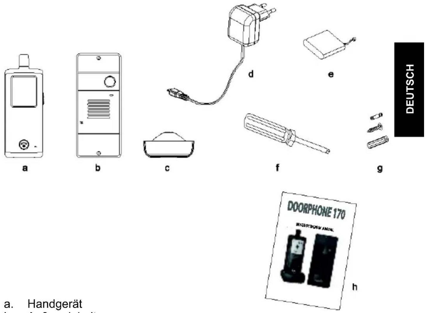 MARMITEK DoorPhone 170 - STANDARDZUBEHÖR - 1